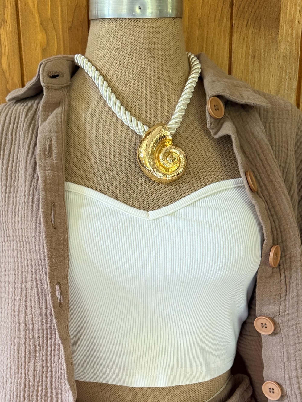 Large Seashell Necklace